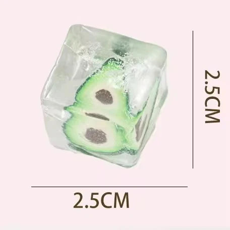 Mini Fruit Ice Cube Squishy *Pre Order*