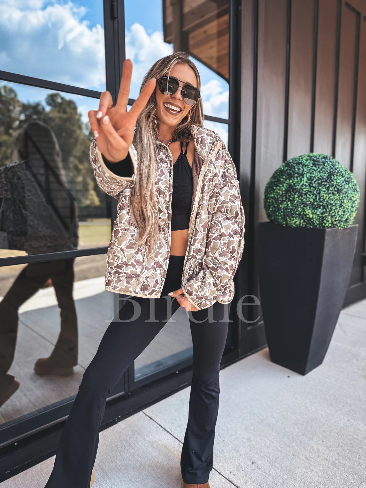 BIRDIE PREORDER Cozy Cloud Jacket in Duck Camo