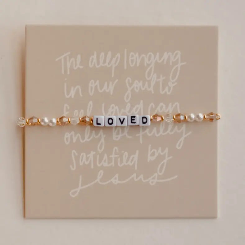 Encouraging Beaded Stretchy Bracelets