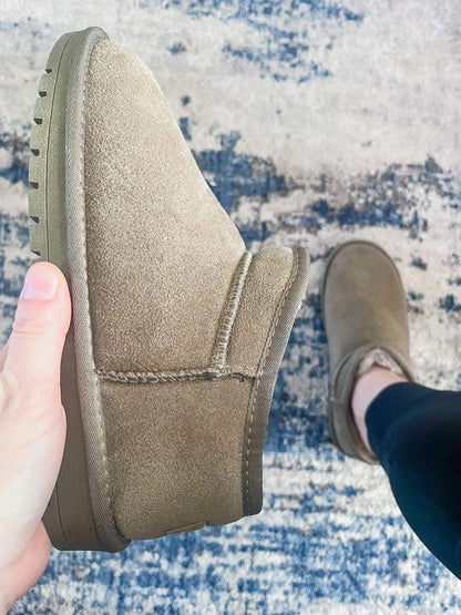 PREORDER: Faux Fur Lined Shortie Boots BESTSELLER