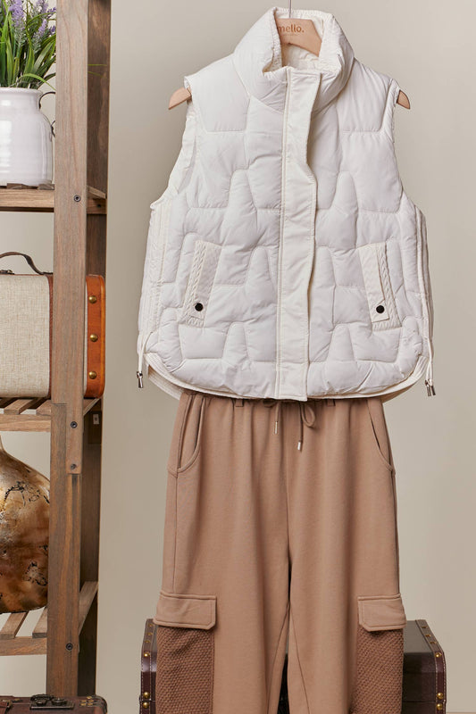 QUILTED SOFT PUFFER VEST