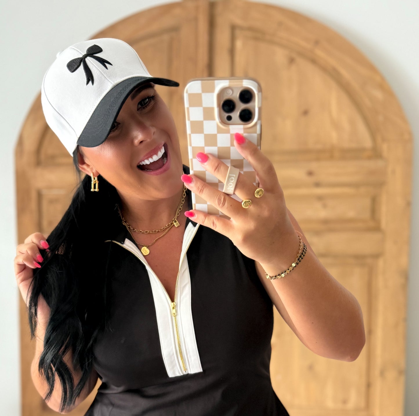 MOM BOW EMBROIDERED HAT
