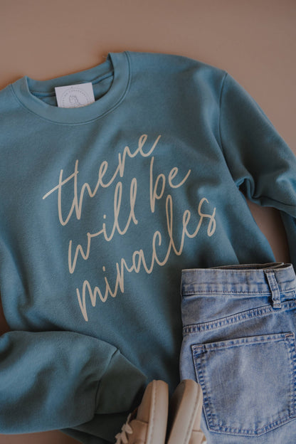 THERE WILL BE MIRACLES CHRISTIAN PULLOVER