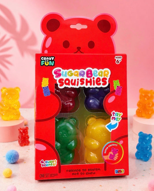 RMS Crazy Fun Scented 4 Pack Bears *In Stock