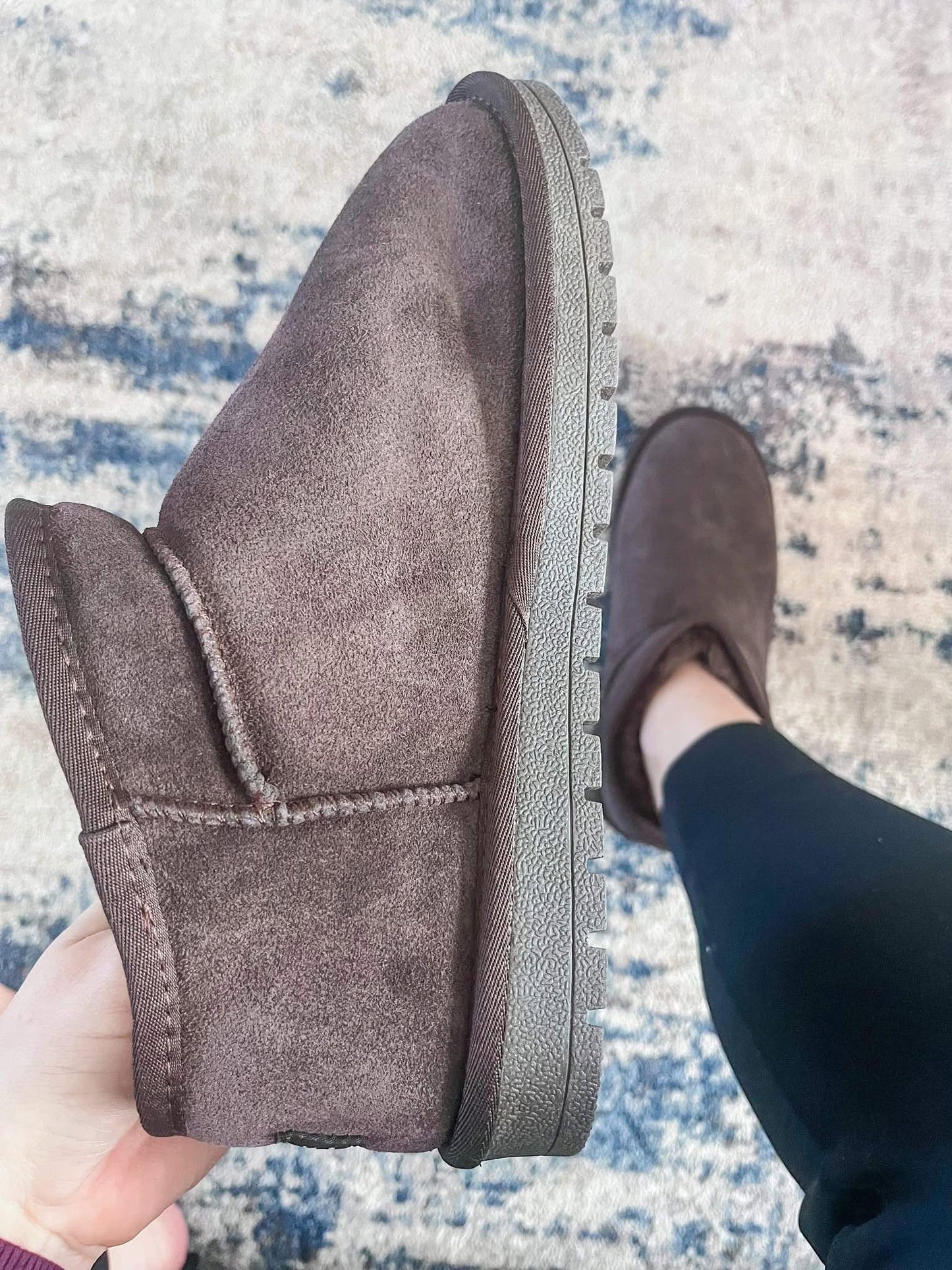 PREORDER: Faux Fur Lined Shortie Boots BESTSELLER