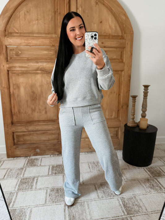 RELAXED COZY RIBBED SET