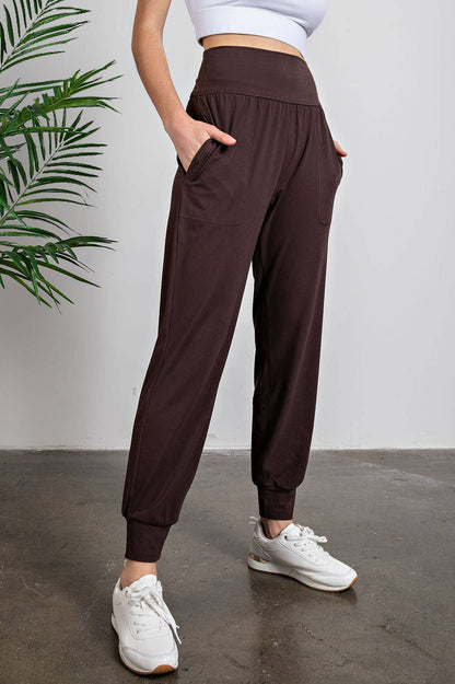 Butter Joggers: Espresso