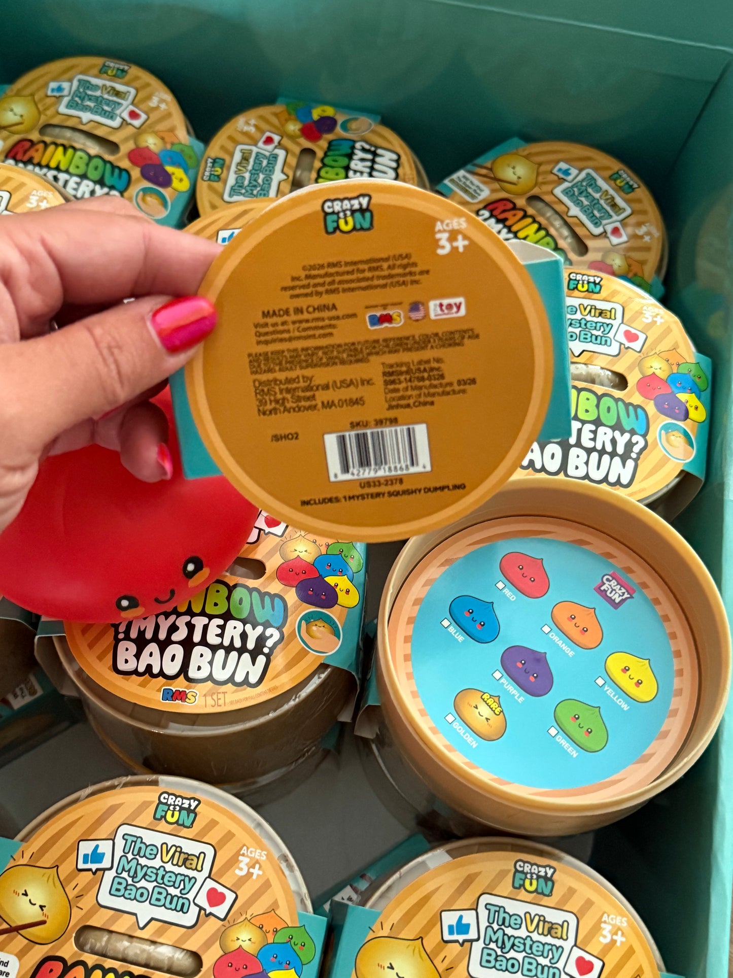 Authentic RMS Crazy Fun™ Rainbow Mystery Bao Bun –*In Stock