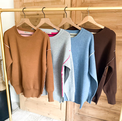 CLOUDLOFT SOFT SWEATER-*Multiple Colors