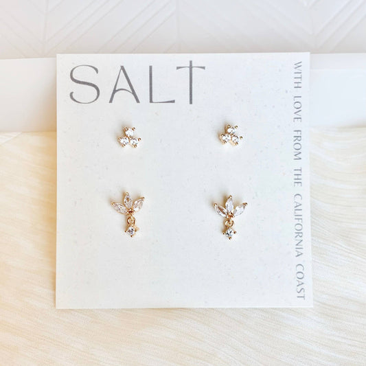 DAINTY STUD SETS | crystal stud earrings | minimal jewelry