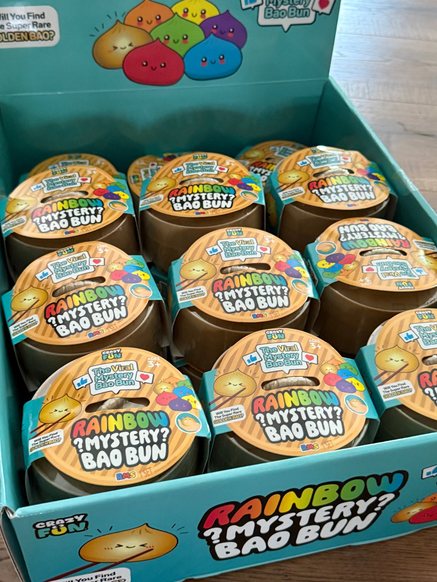 Authentic RMS Crazy Fun™ Rainbow Mystery Bao Bun –*In Stock