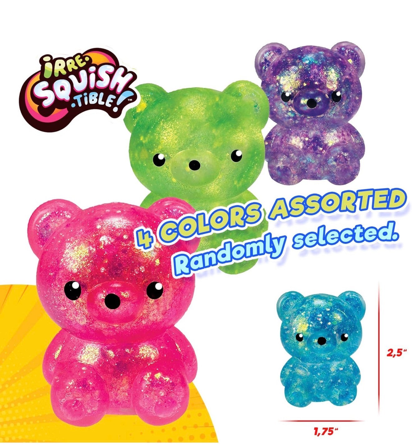 JA-RU SQUEEZY BEAR 2 Packs