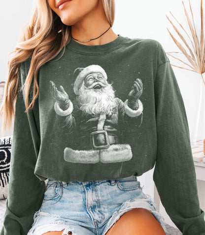 PRE ORDER- Santa Longsleeve *Multiple Colors