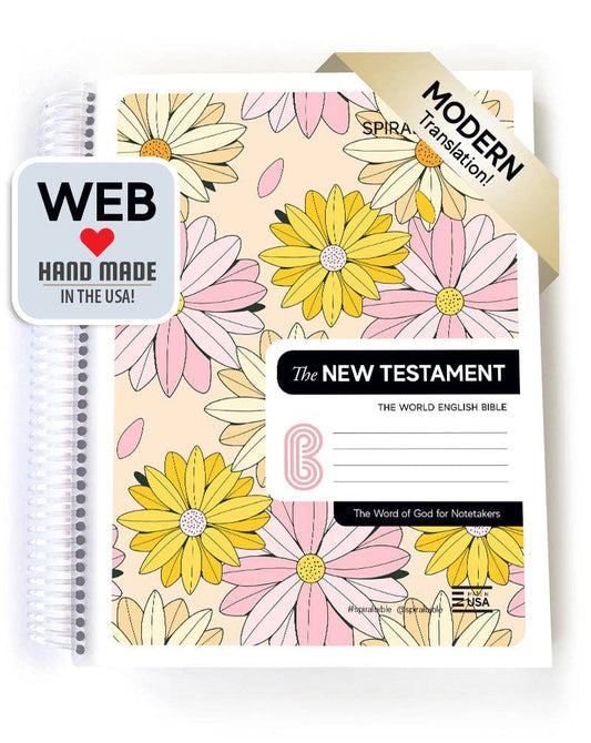 SPIRAL BIBLE™ - WEB -NEW TESTAMENT - DAISIES