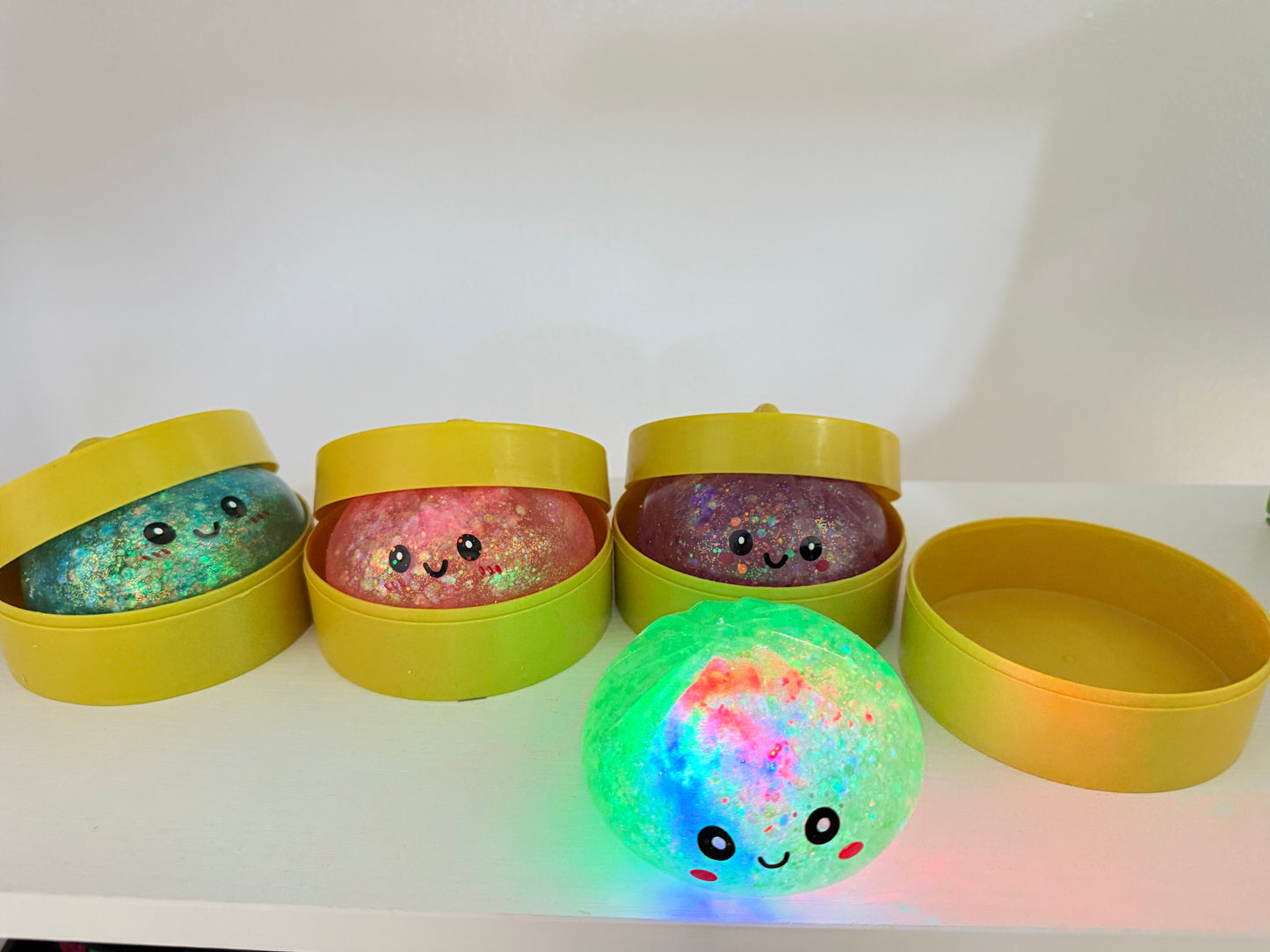 Light Up Gel Glitter Dumplings *In Stock