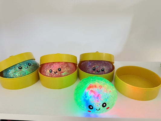 Light Up Gel Glitter Dumplings *In Stock