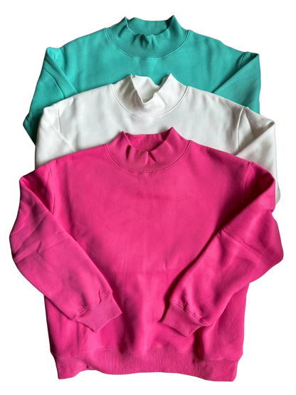 PRE ORDER- MOCK NECK SWEATSHIRTS*Multiple Colors