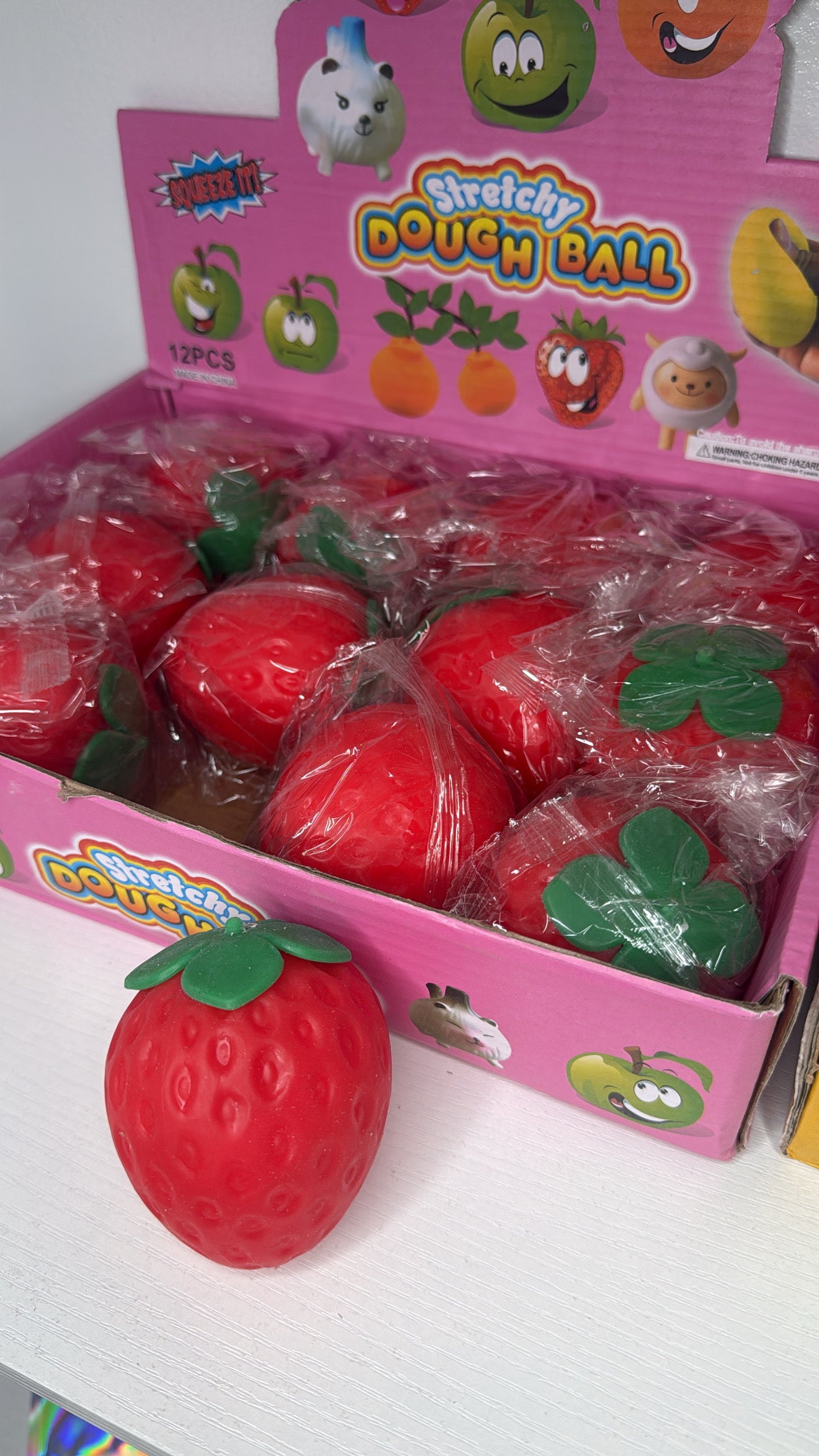 Strawberry Dough Squishy *In Stock