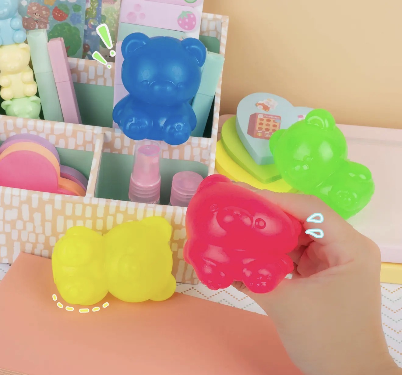 Viral Squishys Mystery Gooshy Mooshy Bear - Pre Order