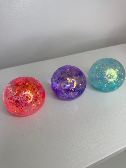 Maltose Glitter Squish Balls *In Stock