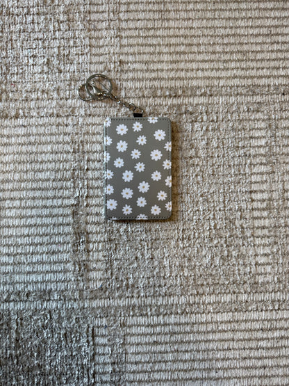 PATTERNED KEYCHAIN CARD HOLDER