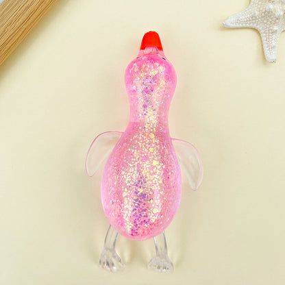 Cute Goose Duck Glitter Squishy Squeeze Toy Fidget Toy *In Stock