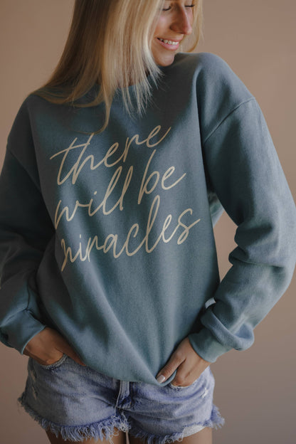 THERE WILL BE MIRACLES CHRISTIAN PULLOVER