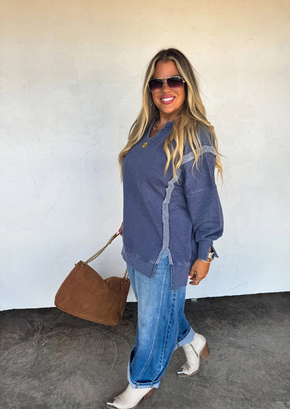 PREORDER- THE COMFY CUT WASHED SWEATSHIRT **More Colors