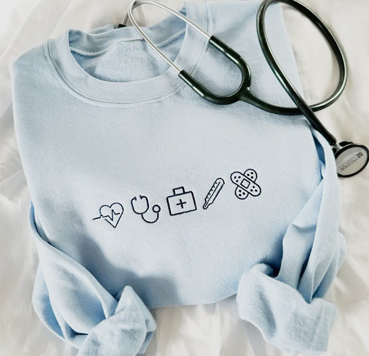 MEDICAL & NURSE ICON CREWNECK