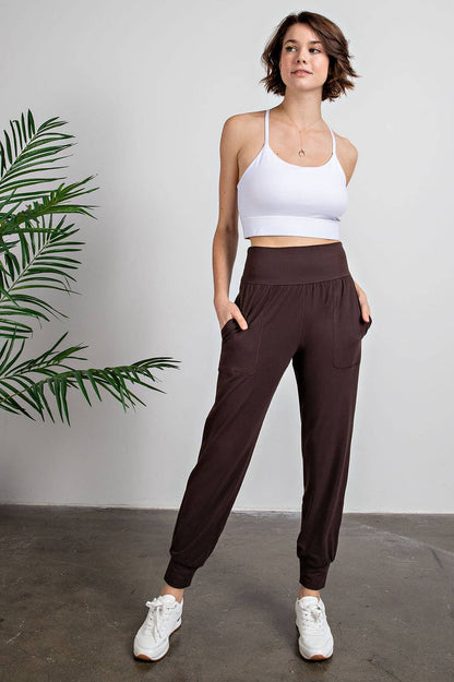 Butter Joggers: Espresso