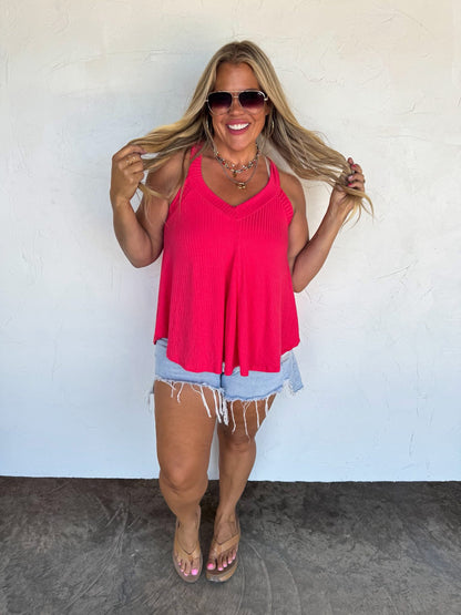 PREORDER- SUMMER KINGSLEY TANK*multiple colors