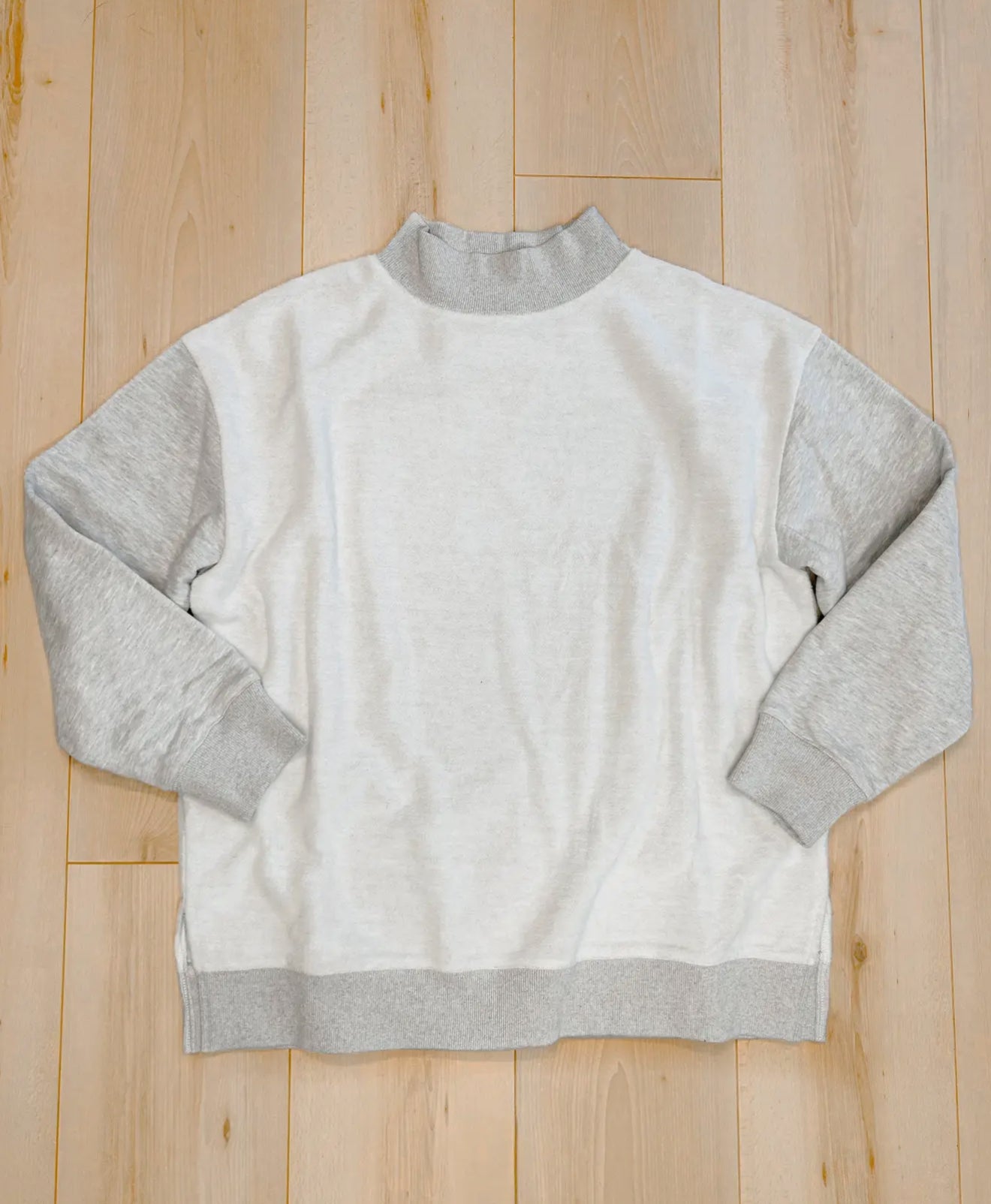 PREORDER: Viral Oversized Inside Out and Reversible Mockneck Sweatshirt