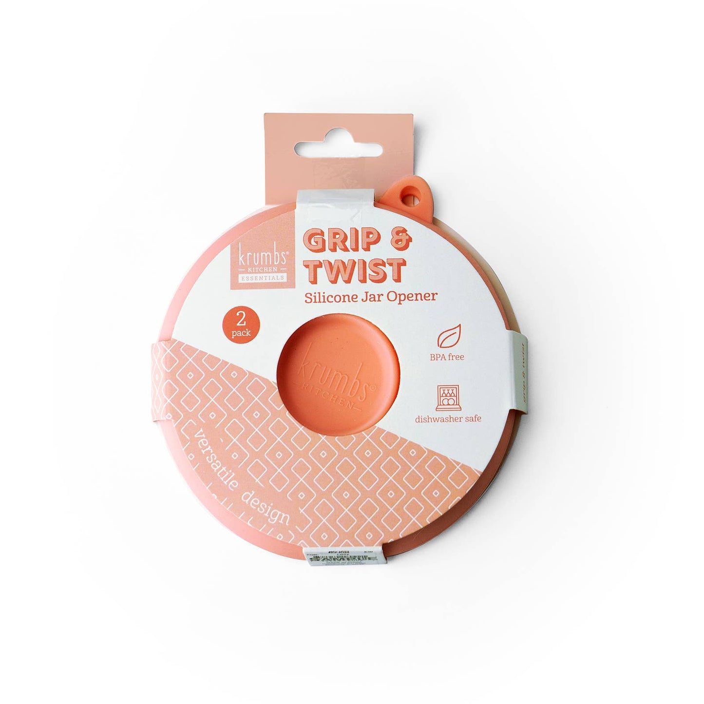 KITCHEN ESSENTIALS SILICONE JAR OPENER (MULTIPLE COLORS)