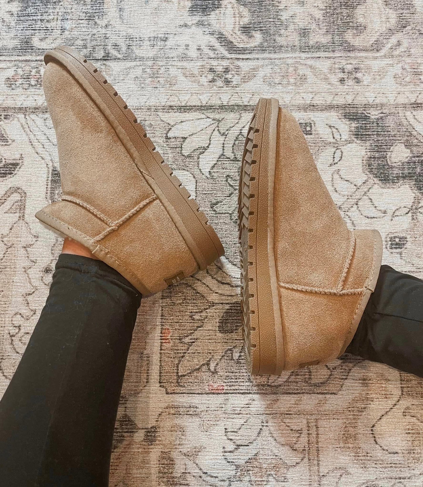 PREORDER: Faux Fur Lined Shortie Boots BESTSELLER