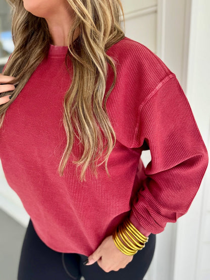 LUXURY MOON RYDER CORDED SOFT CREWS *More Colors