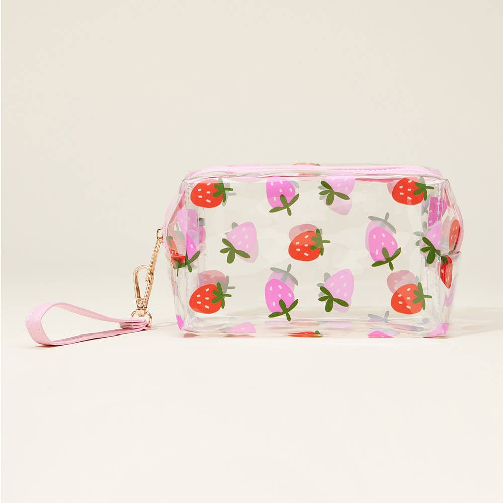 FRUIT TRANSPARENT COSMETIC POUCHES (MULTIPLE STYLES)