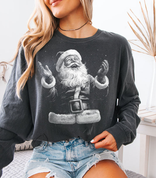 PRE ORDER- Santa Longsleeve *Multiple Colors