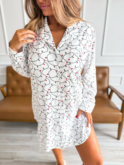 BIRDIE PREORDER Jingle Glow Sleep Dress