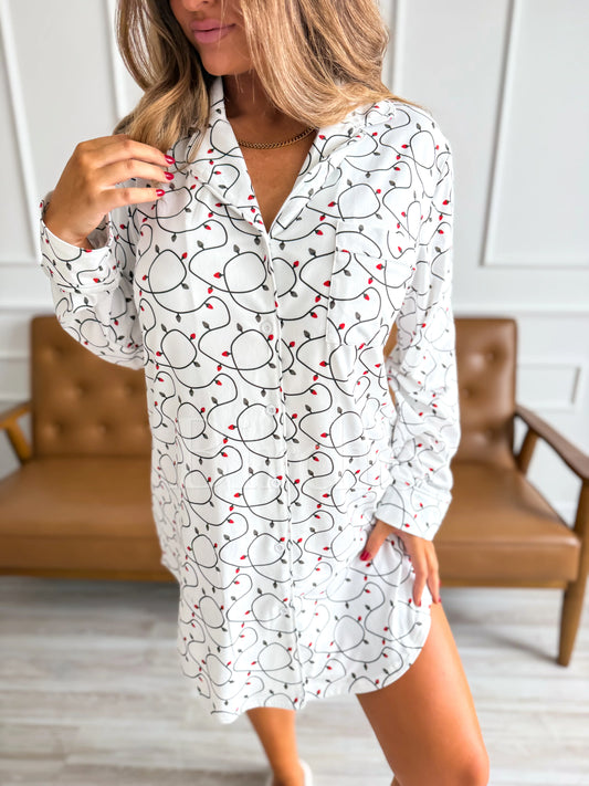 BIRDIE PREORDER Jingle Glow Sleep Dress