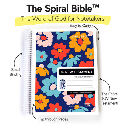 SPIRAL BIBLE™ - KJV NEW TESTAMENT-FLORAL