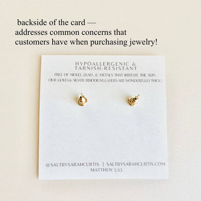 STARBURST STUD DANGLES | gold | North star charm earrings