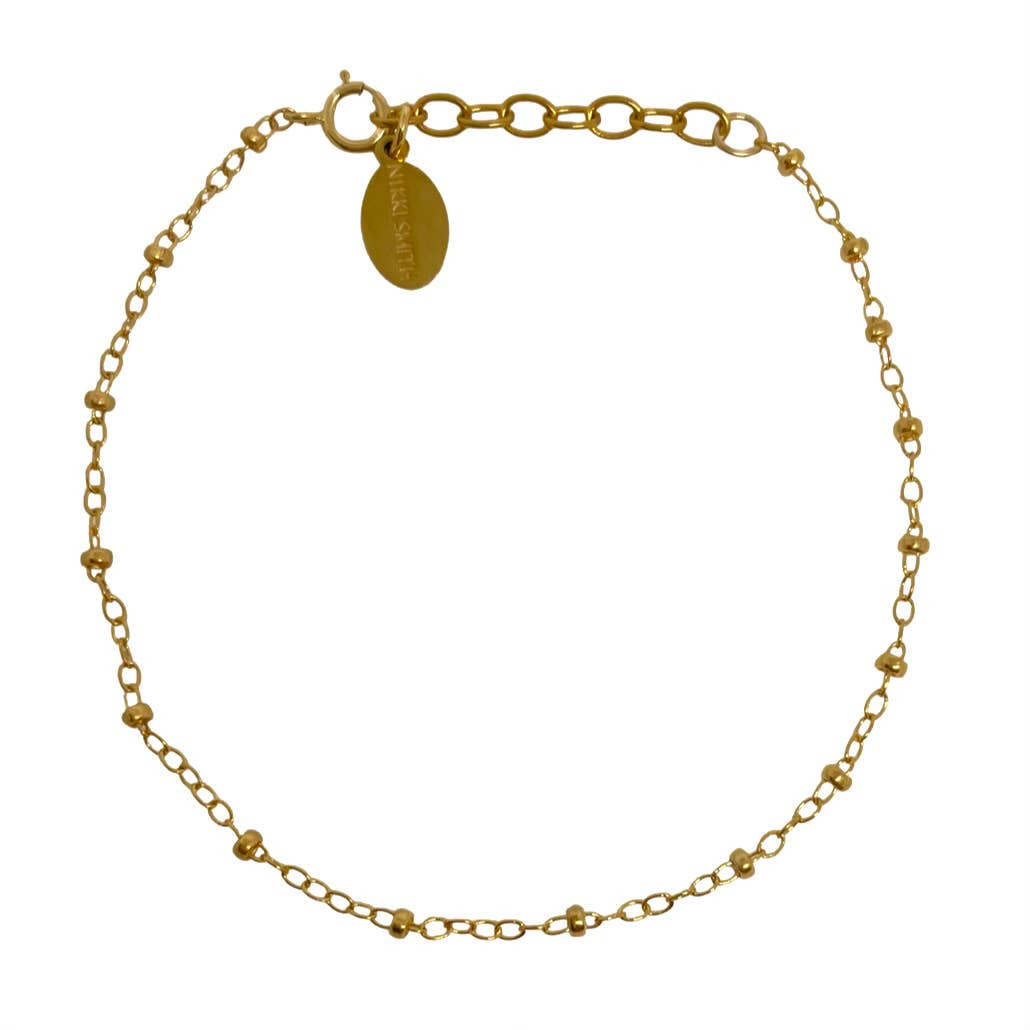 JESS GOLD FILLED BALL CHAIN BRACELET