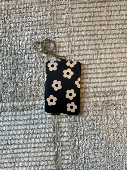 PATTERNED KEYCHAIN CARD HOLDER