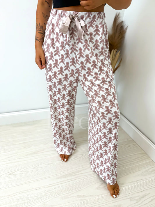 BIRDIE PREORDER Gingercream Dreams Pajama Pants with Satin Bow