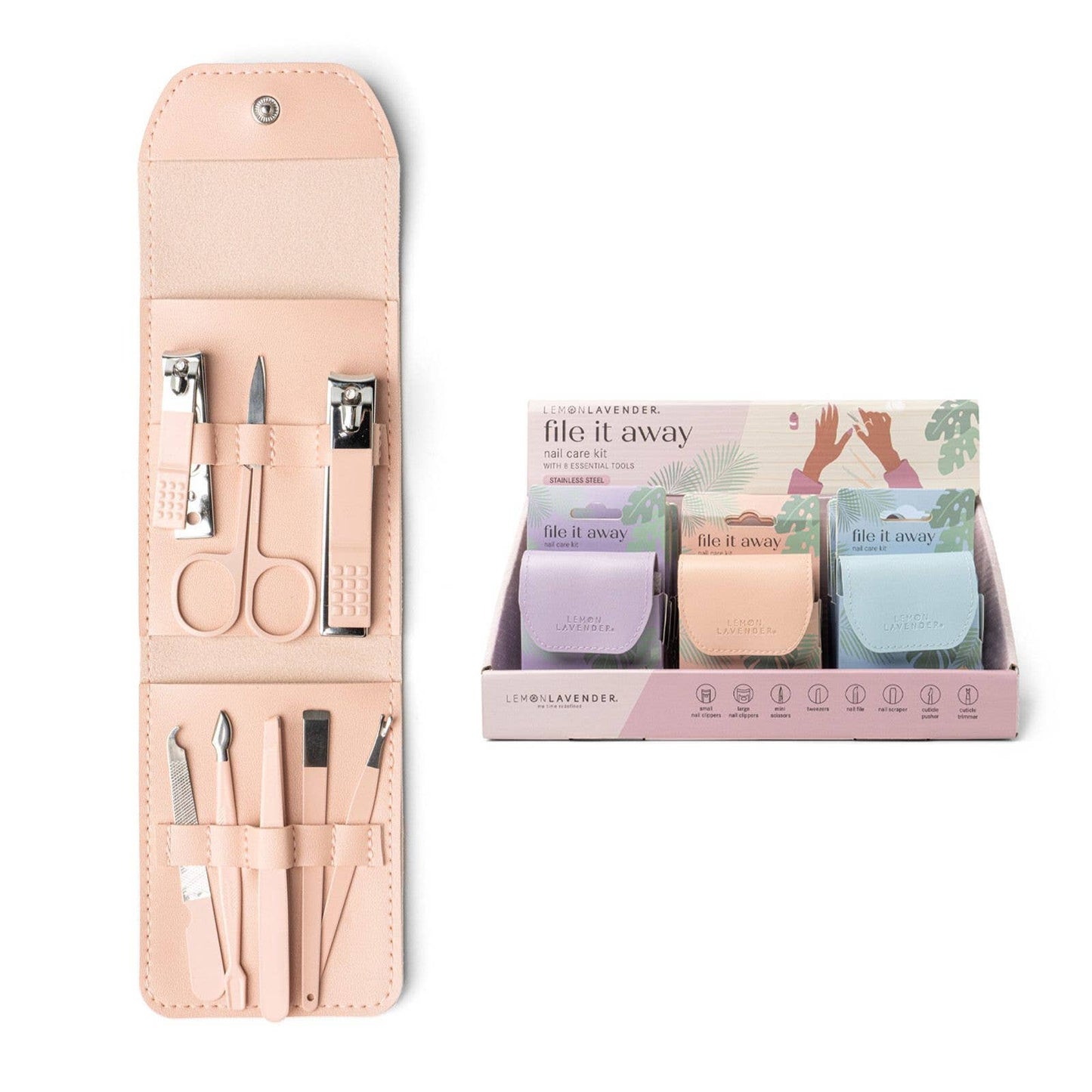 FILE IT AWAY NAIL CARE KITS