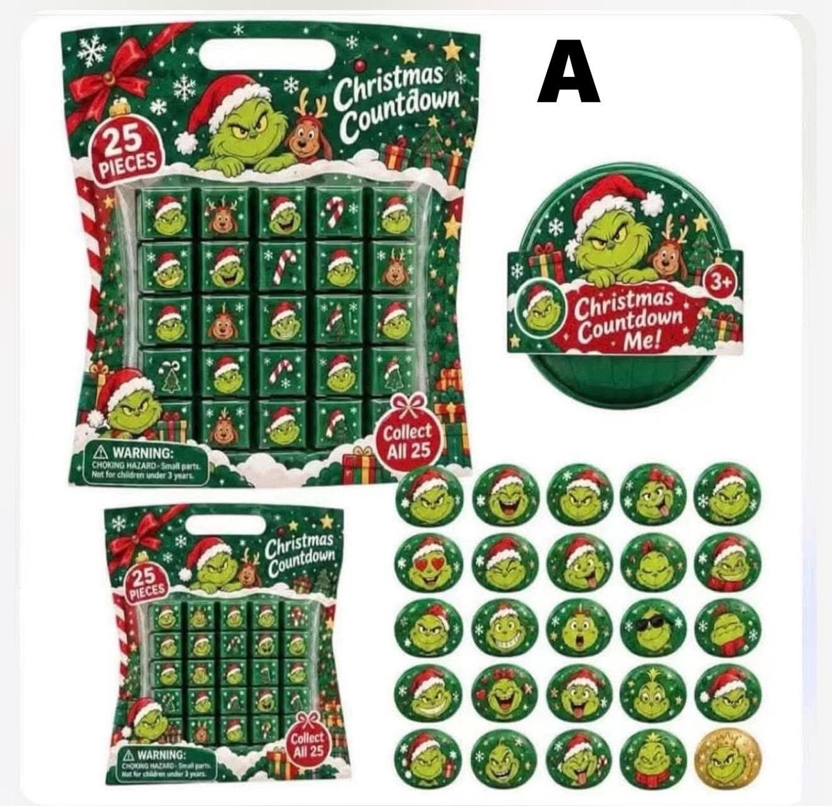 25 Days Christmas Grinch Dumpling Surprise *Pre Order