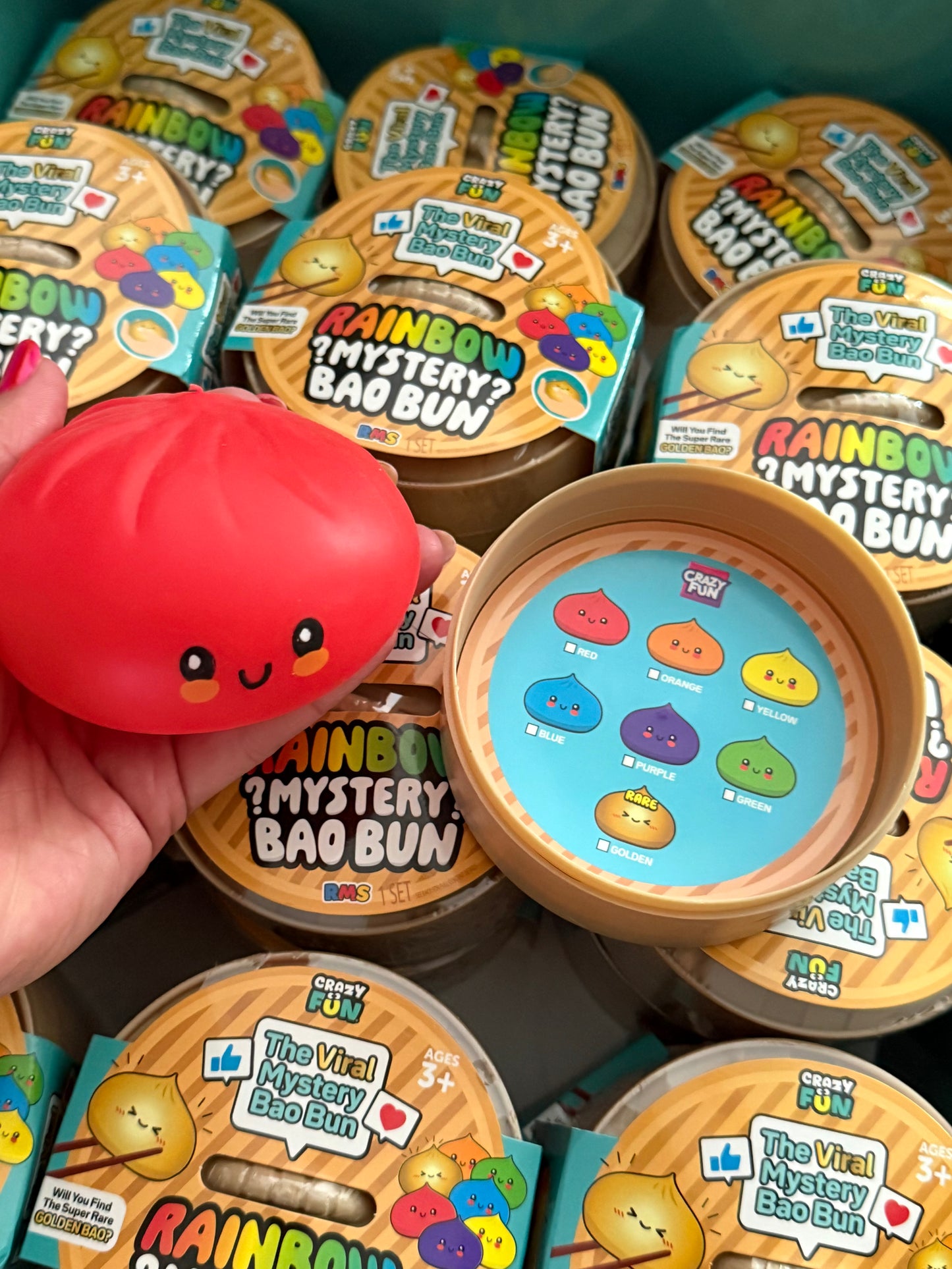Authentic RMS Crazy Fun™ Rainbow Mystery Bao Bun –*In Stock