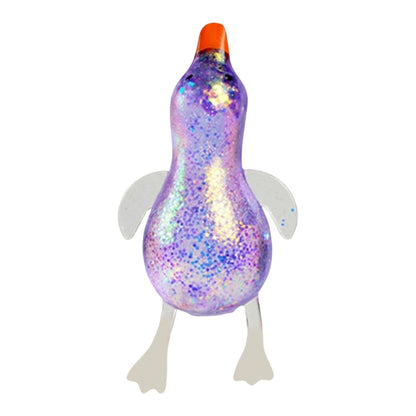 Cute Goose Duck Glitter Squishy Squeeze Toy Fidget Toy *In Stock