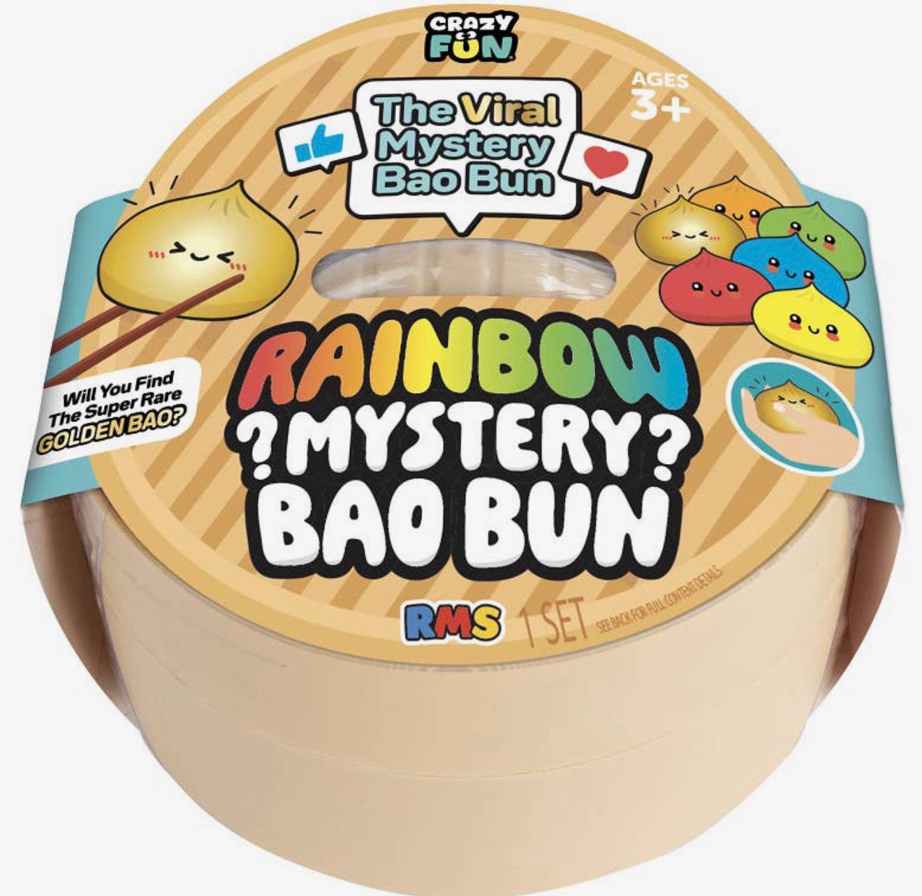 Authentic RMS Crazy Fun™ Rainbow Mystery Bao Bun – 
*Pre Order- 8/1