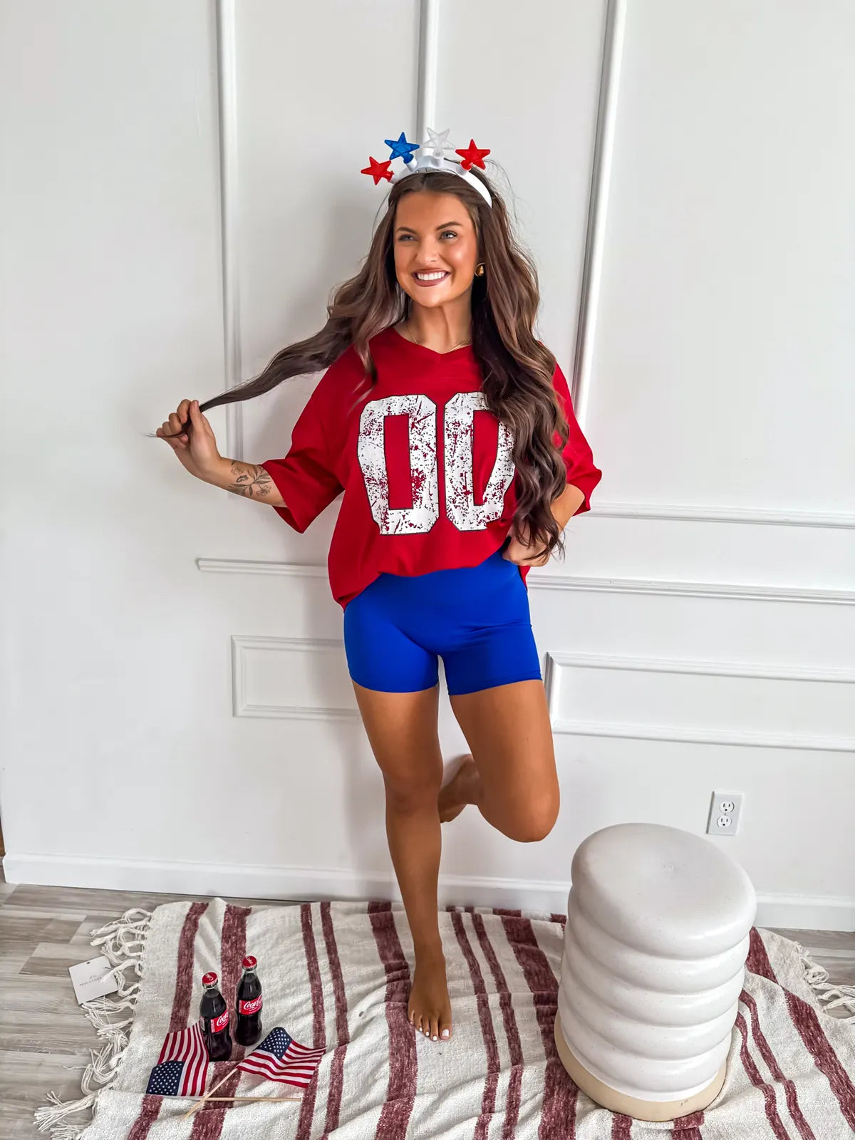 BIRDIE PREORDER Biker Shorts in Electric Blue